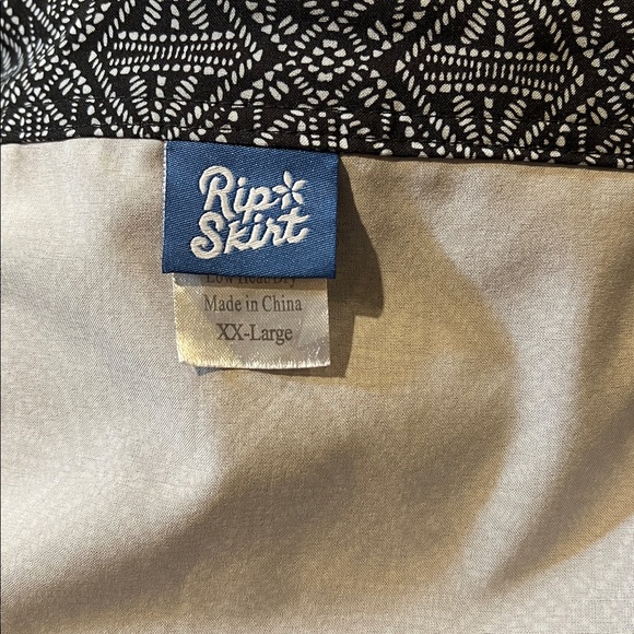 Ripskirt Wrap Skirt Length 2 - Black Pearl Batik print - Size XXL - Picture 6 of 7